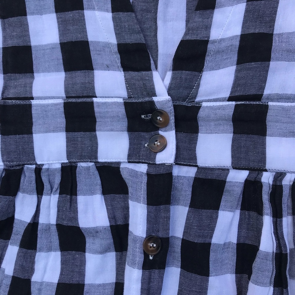 Lulus Checks Out Gingham Button-Front Midi Dress - image 5